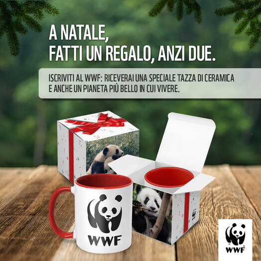 tazza natalizia WWF